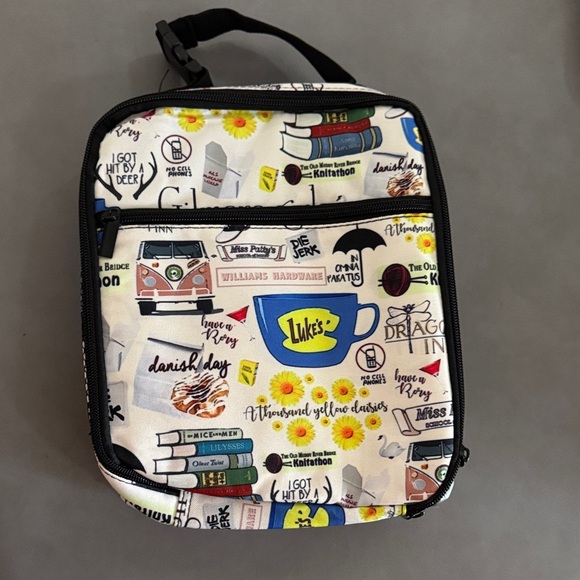 Gilmore Girls Insulated Lunch Bag BPA Free Luke’s Diner Print NEW - Picture 7 of 12